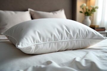 Luxurious bedding cushion, plump and inviting, perfect for adding comfort and style to any bedroom Soft texture, elegant design, ideal for a restful sleep , design, interior, style