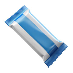 Blue and White Themed Candy Bar Packaging
