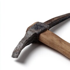 Iron-streaked antique pickaxe whispers tales of forgotten miners, steampunk fantasy dreams, rugged heritage preserved for Miner's Day nostalgia