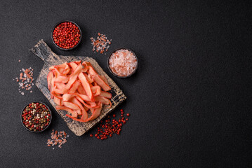 Food, dried squid in shavings or chopped as snacks or jerky. Snack dried squid for beer