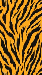 Tiger skin texture with copy space. Tiger. Close-up white tiger pattern. Big Cat fur. Tiger stripes. Realistic white tiger skin. White tiger design texture. Detailed white tiger skin close-up.