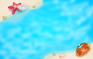 Summer Sea Background