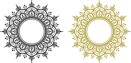 mandala, gold, black, vector, design, ornament, circle, pattern, decorative, floral, round, art, vintage, illustration, ethnic, spiritual, zen, meditation, sacred, 