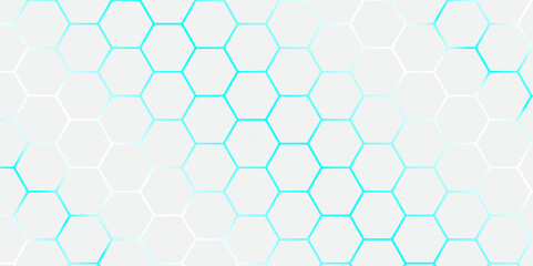 Minimal White Hexagon Pattern on Dark Background – Abstract Tech Design.