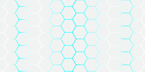 Minimal White Hexagon Pattern on Dark Background – Abstract Tech Design.