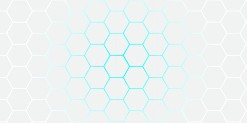 Minimal White Hexagon Pattern on Dark Background – Abstract Tech Design.