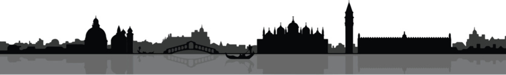 Obraz premium skyline silhouette illustration vector 