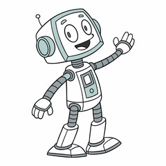 Obraz premium cartoon character ai