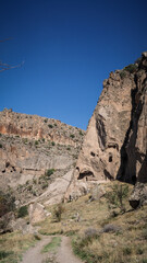 The landscape of Ihlara Valley in the Cappadocia region, Turkey