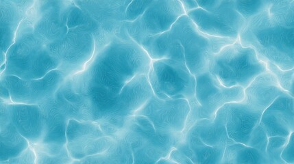Turquoise Water Surface With Light Reflections, Ideal for Summer Vacation and Relaxation Concepts, Representing Tranquility and Serenity : Generative AI