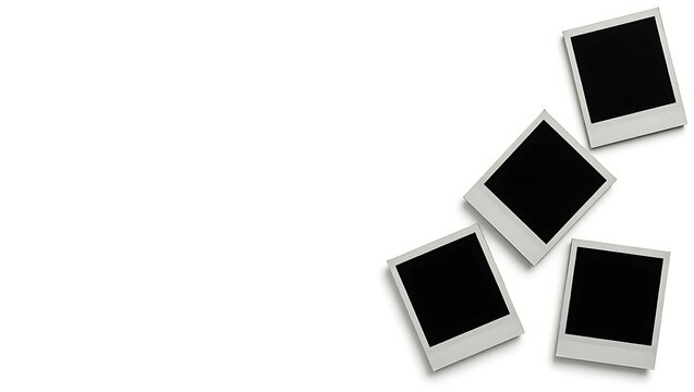photo frame on white