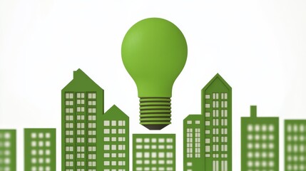 Aerial infographic innovative green energy solutions reshaping urban landscapes and infrastructure for sustainability