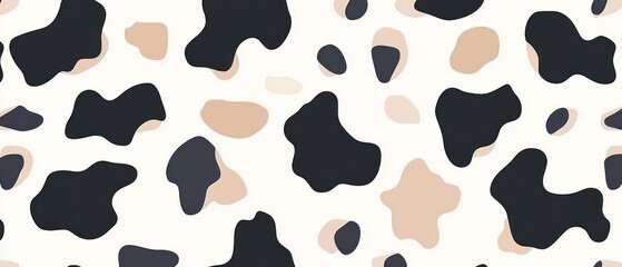 Fototapeta premium Black and White Cow Skin Texture. Cow Skin Texture. Close-Up of Cow Skin. Cowhide Texture. Pattern of Cow Skin. Detailed Cow Skin Texture. Black and White Cowhide. Natural Cow Skin Surface. 