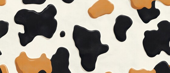 Black and White Cow Skin Texture. Cow Skin Texture. Close-Up of Cow Skin. Cowhide Texture. Pattern of Cow Skin. Detailed Cow Skin Texture. Black and White Cowhide. Natural Cow Skin Surface.	