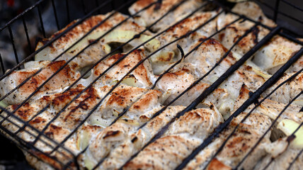 Grilled Turkey Breast with Onions A Truly Delicious and Flavorful BBQ Delight Ideal for Gatherings and Meals
