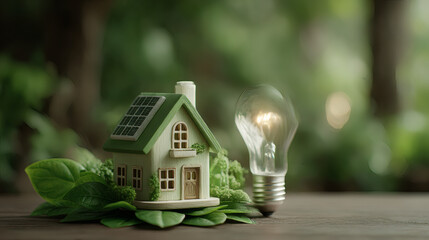 EcoHouse Green Energy Home.