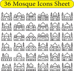 Mosque Icons Sheet {love}