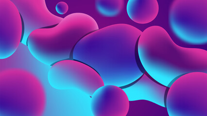 abstract purple background with circles, Abstract Geometric Circle Pattern Futuristic Minimal Background