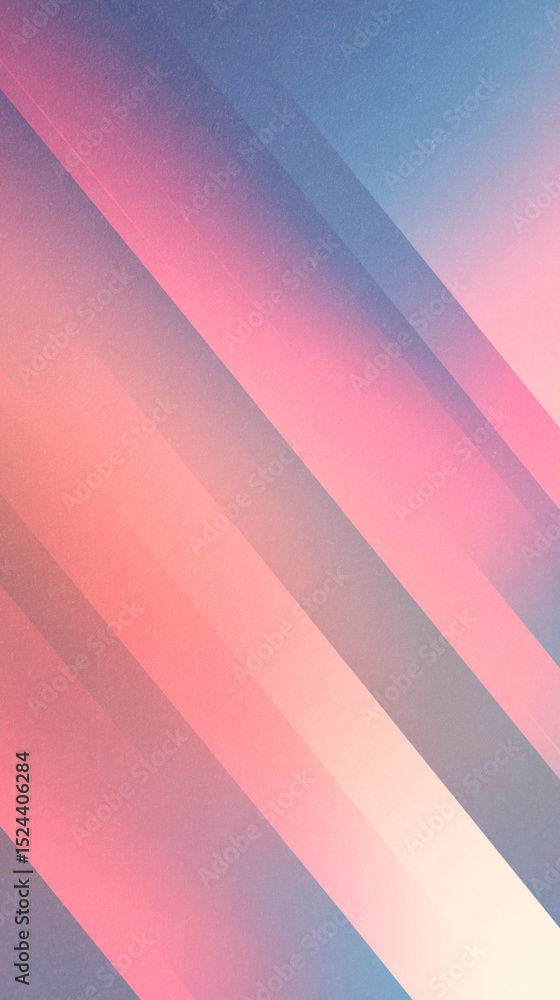 Poster abstract gradient background featuring diagonal lines in soft pink, purple, and blue hues, creating 