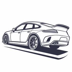 Naklejka premium Car icon 