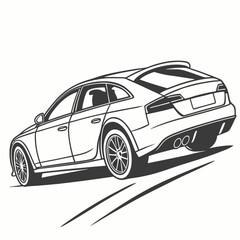 Fototapeta premium Car icon 