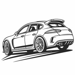 Fototapeta premium Car icon 