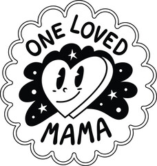 Happy Valentines Day, a romantic vector illustration of a couple's heart-shaped silhouette, symbolizing love and passion in art design