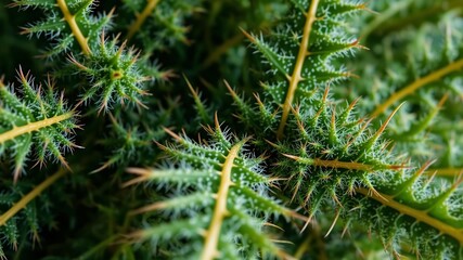 Intricate Holly Foliage, Natural Texture