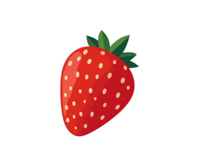 Fototapeta premium Fresh strawberry concept for desserts and healthy snacks, cut out transparent 