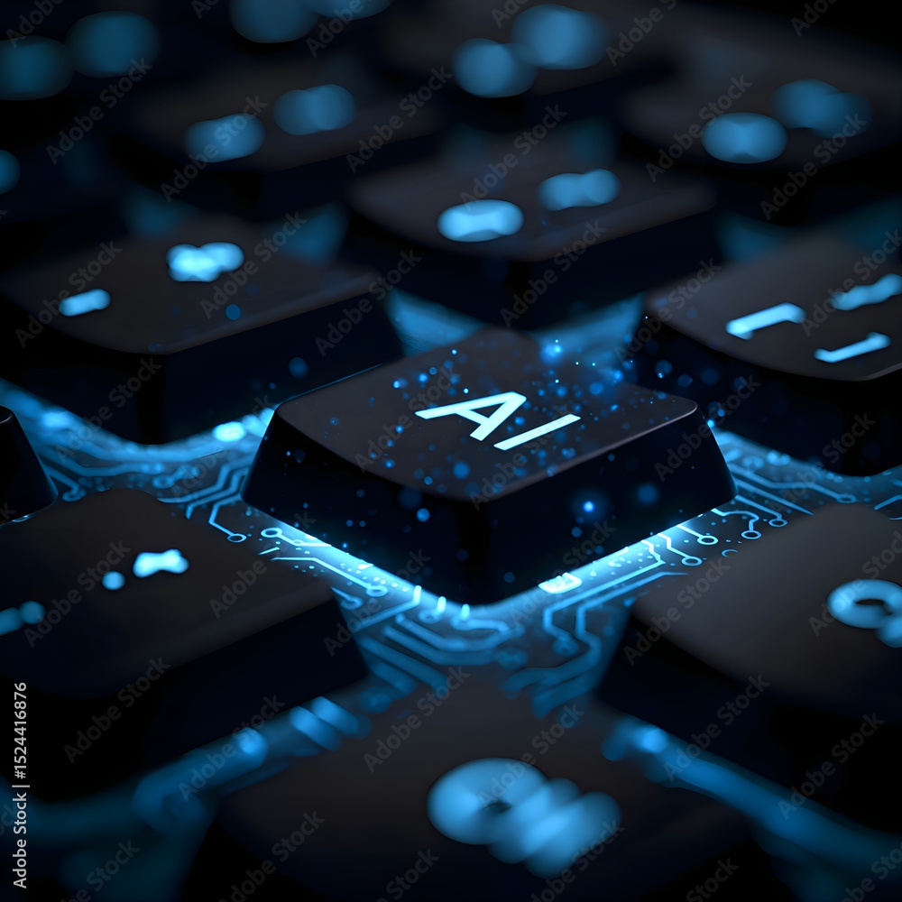 Poster ai revolution exploring the future of artificial intelligence through technological advancements