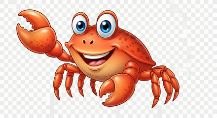 Cartoon illustration of a Chinese mitten crab © Mathew