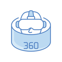 360 View Icon vector