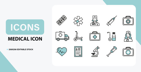 Medical Icons A Comprehensive Set of Healthcare Symbols for Design Projects