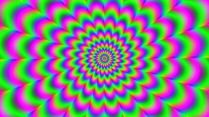 Colorful trippy design