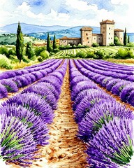 lavender field provence france