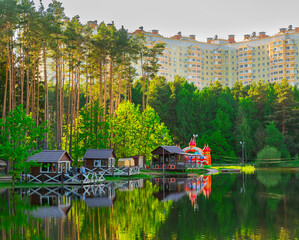 Drozhzhino Park in the Moscow region