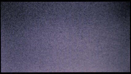 Plakat close-up of the screen texture of an old VHS video tape file, with a blue color dot background and a grainy film effect. Photo overlay via blend mode or half dot print layer.