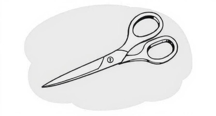 Scissors illustration vector, Scissors vector art, Scissors icon, Open scissors vector, Closed scissors illustration, Cutting tool vector, Realistic scissors drawing, Hand-drawn scissors, Cartoon scis
