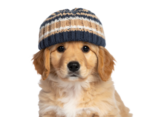 Cachorro Adorable con Gorra en PNG
