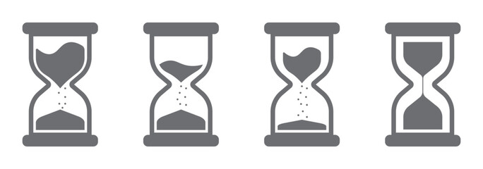 Hourglass Related Line Icons for Web Sites, Books, Cards, Apps. Editable Stroke. Suitable for Web Sites, Books, Cards, Apps