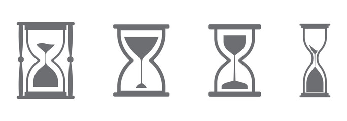 Hourglass Related Line Icons for Web Sites, Books, Cards, Apps. Editable Stroke. Suitable for Web Sites, Books, Cards, Apps