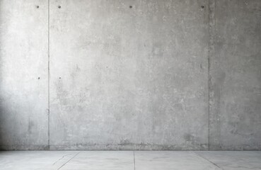 Gray concrete wall texture background. Surface made of cement in retro style. Rough weathered surface blank space. Minimalist industrial design interior with copy space for text.