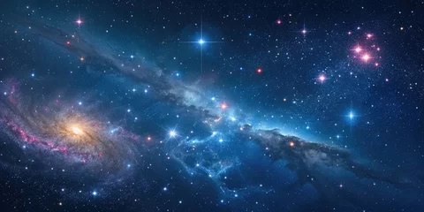 Foto auf Acrylglas Universum Download galaxy wallpaper hd space nebula stars cosmic background astronomy universe outer space desktop wallpaper  © Shahzadi Studio