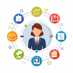 Social Media Business Icons