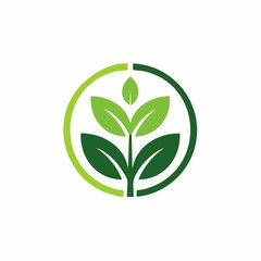 Minimalist Botanical Plant Logo