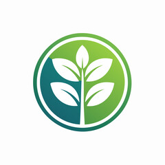 Minimalist Botanical Plant Logo