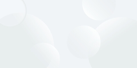 White abstract background with shapes