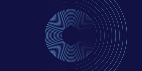 Circles Lines Round Frame, vektor dinamis AI.