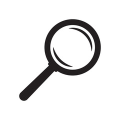 Loupe icon. Magnifying glass icon, magnifier icon.