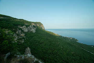 view from the top of the mountain